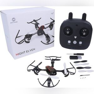 DRONE - Holy Stone Night Elven Black and White Drone Set HS170G New